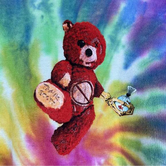 Astro World Travis Scott Tour Tie Dye Hoodie Large - Picture 3 of 6